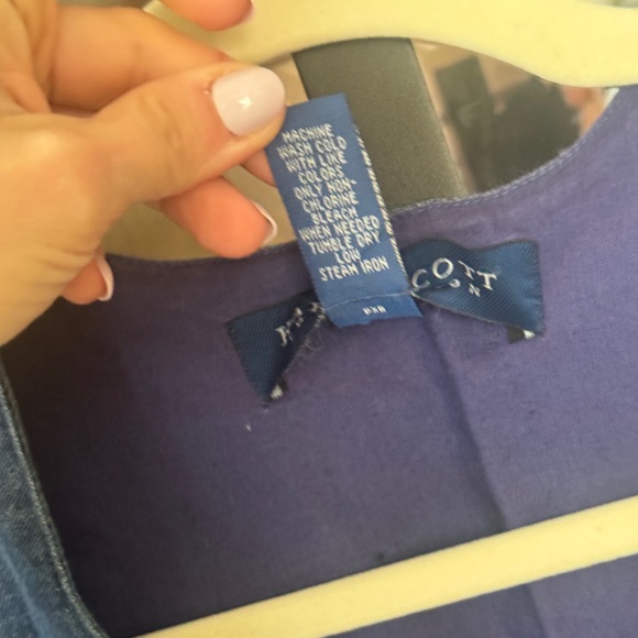 Vintage 90s Halloween vest denim chambray appliqué embroidered ghosts pumpkins - Picture 7 of 7